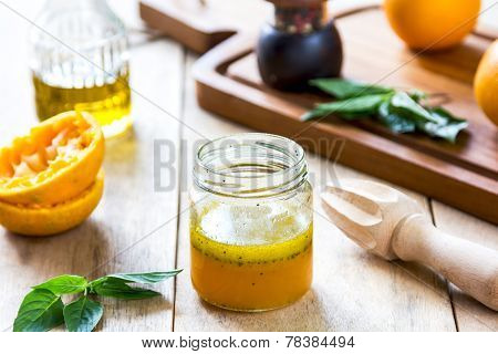 Orange Salad Dressing With Poppy Seed
