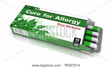Cure for Allergy - Blister Pack Tablets.