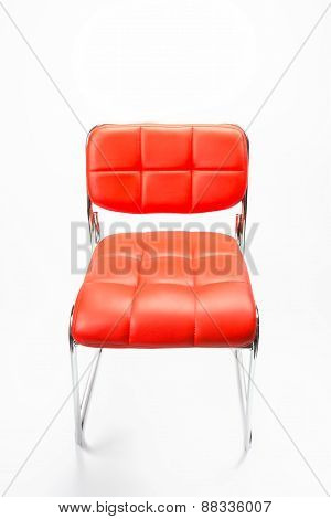 Leather Chair Isolated On White
