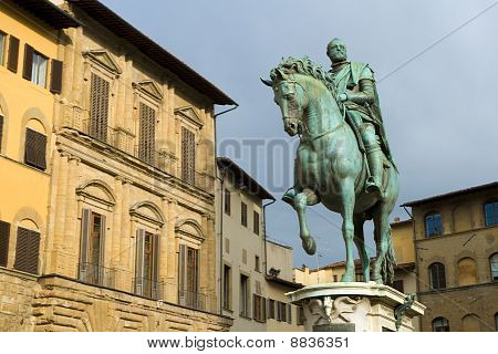 Staty av Cosimo jag De' Medici av Giambologna