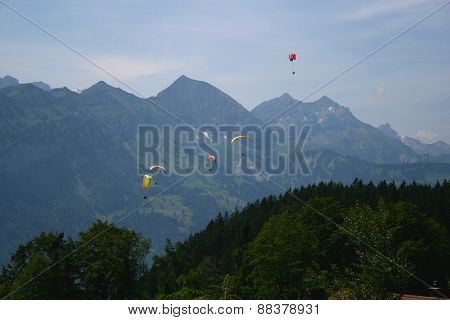 Paragliding Swiss Alps