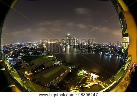 Chao Phraya River In Bangkok