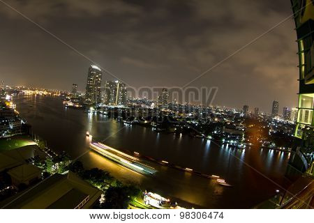 Chao Phraya River In Bangkok