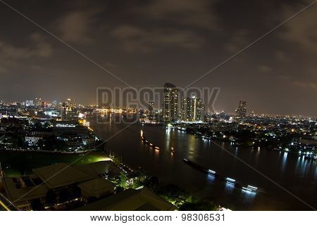 Chao Phraya River In Bangkok