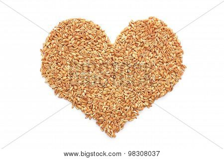 Farro Dicocco In A Heart Shape
