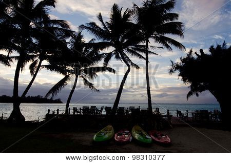 Muri Lagoon In Rarotonga Cook Islands