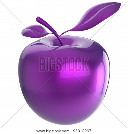Apple Food Purple Blue Research Experiment Nutrition Fruit Icon