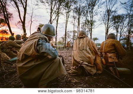 Reconstruction of Battle during events dedicated to 70th anniver