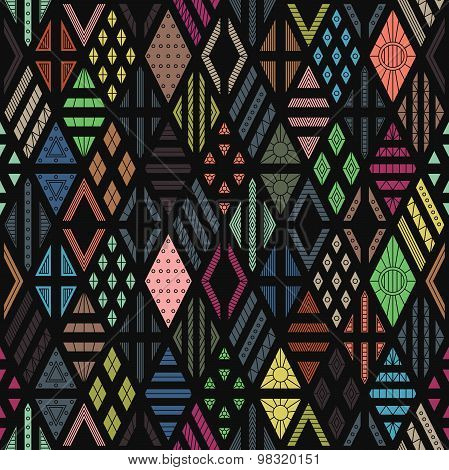 Geometric seamless pattern