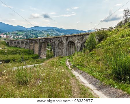 Bridge Viaduct In The Carpathians