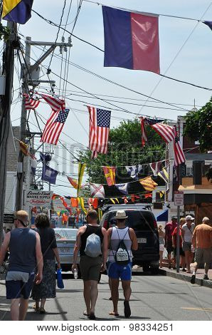 Commercial Street in Provincetown, Cape Cod