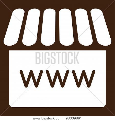 Webstore icon from Business Bicolor Set