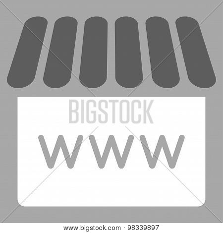Webstore icon from Business Bicolor Set