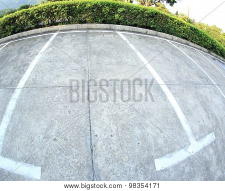 empty paking lot