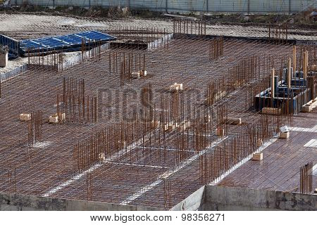 Construction of an apartment house