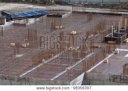 Construction of an apartment house