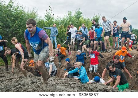 Dirty Cross-country Race Stage. Tyumen. Russia