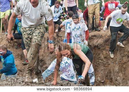 Dirty Cross-country Race Stage. Tyumen. Russia