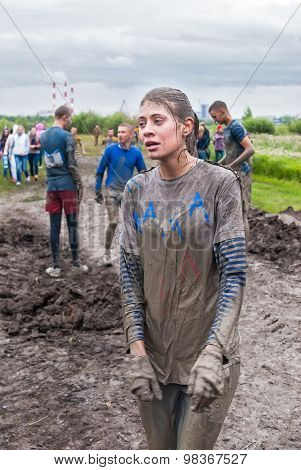 Attractive Girl In Extrime Racing