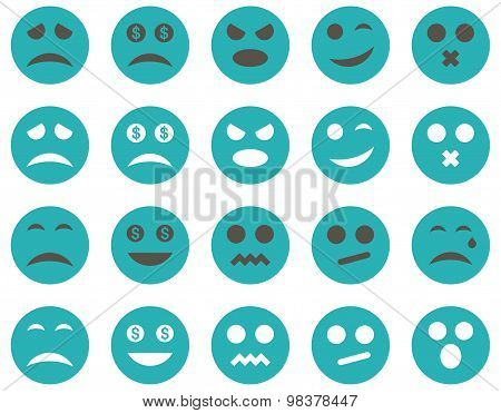 Smile and emotion icons