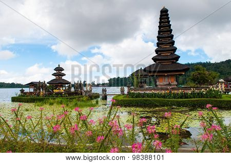 Ulun Danu temple in Bali island, Indonesia