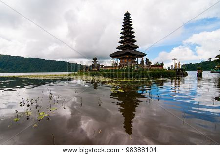 Ulun Danu temple in Bali island, Indonesia