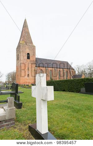 Dutch Church in Groningen in village Onstwedde