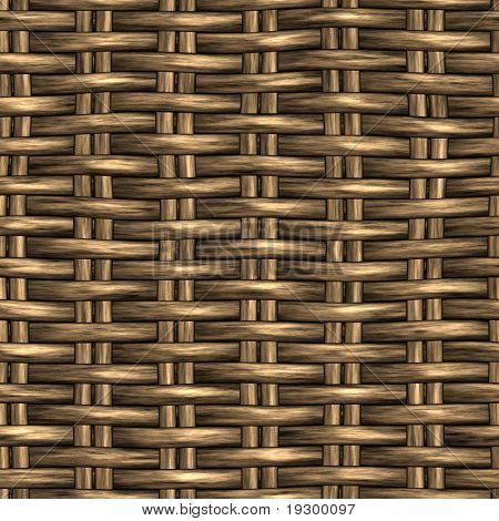 grote achtergrondafbeelding van houten bambo of rieten basket weave