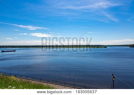 The Great Russian River Volga