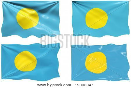 Tolles Bild der Flagge Palua