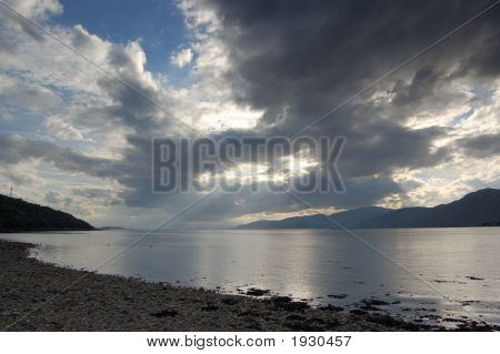 Loch Linne solstrålerne