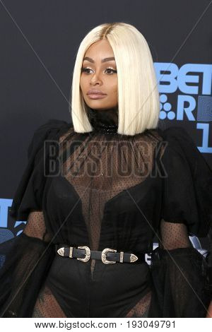 LOS ANGELES - JUN 25:  Blac Chyna at the BET Awards 2017 at the Microsoft Theater on June 25, 2017 in Los Angeles, CA