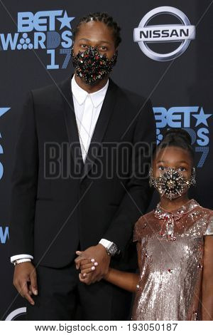 LOS ANGELES - JUN 25:  Future, Londyn Wilburn at the BET Awards 2017 at the Microsoft Theater on June 25, 2017 in Los Angeles, CA