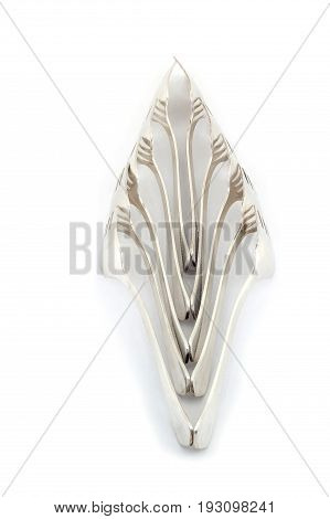 Desert Forks On White Background