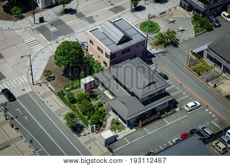 View Of Yamagata City In Tohoku, Japan