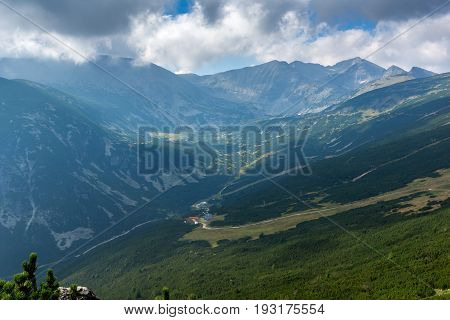 Rila Mountain, Yastrebets, View towards Markudzhitsite and Musala peak, Bulgaria