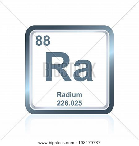 Chemical Element Radium From The Periodic Table