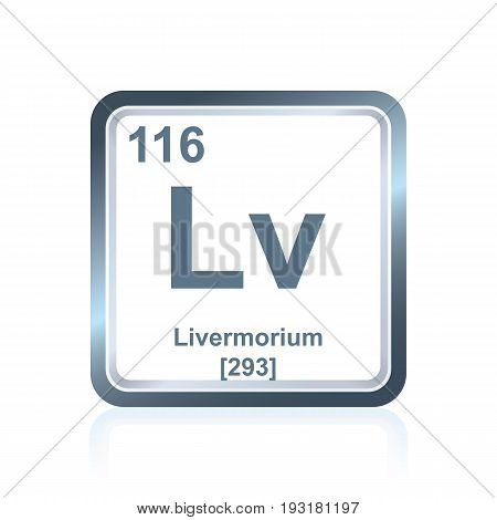 Chemical Element Livermorium From The Periodic Table