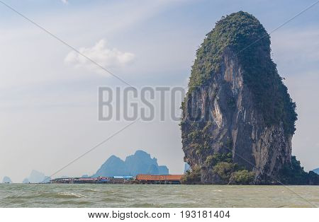 Ko Panyi Fishing Village Island In Thailand