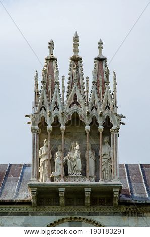 A view of the Camposanto Monumentale, Pisa, Italy