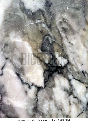 White and black stone texture background Marble with stripes