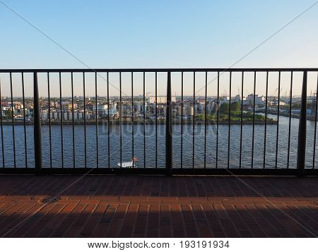 Elbphilharmonie Concert Hall Plaza In Hamburg