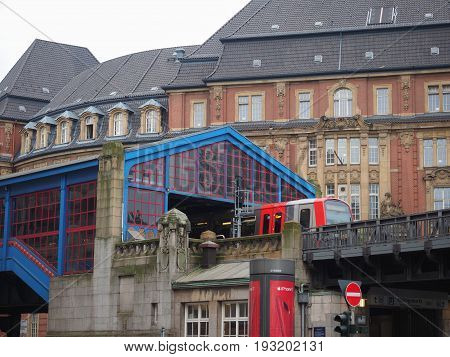 S Bahn (s Train) In Hamburg