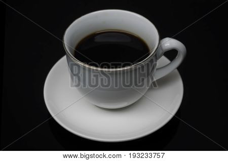 hot coffee or Back coffee on blackguards black