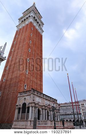 Torre dell'Orologio, San Marco square, Venice Italy