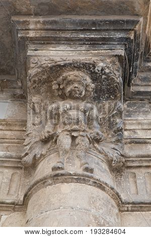 Historical palace of Martina Franca. Puglia. Italy.