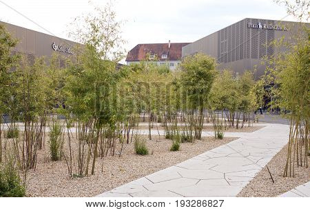 GERMANY - May 30 2012: outlet city Metzingen- the center of sales near Munich