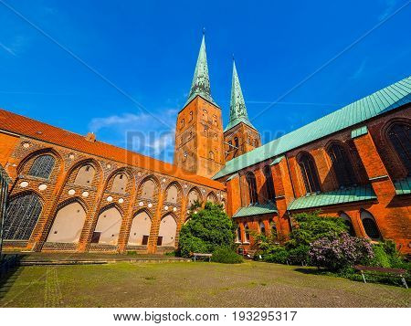 Luebecker Dom In Luebeck Hdr