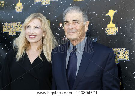 LOS ANGELES - JUN 28:  Evie Forster, Robert Forster at the 43rd Annual Saturn Awards - Arrivals at the The Castawa on June 28, 2017 in Burbank, CA