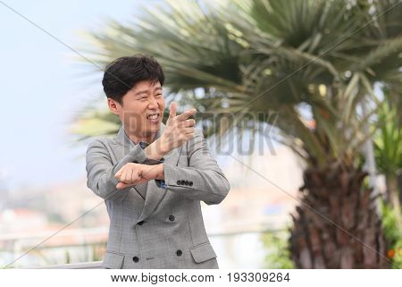  Kim Hee-won attends the 'The Merciless' photocall during the 70th annual Cannes Film Festival at Palais des Festivals on May 25, 2017 in Cannes, France. 